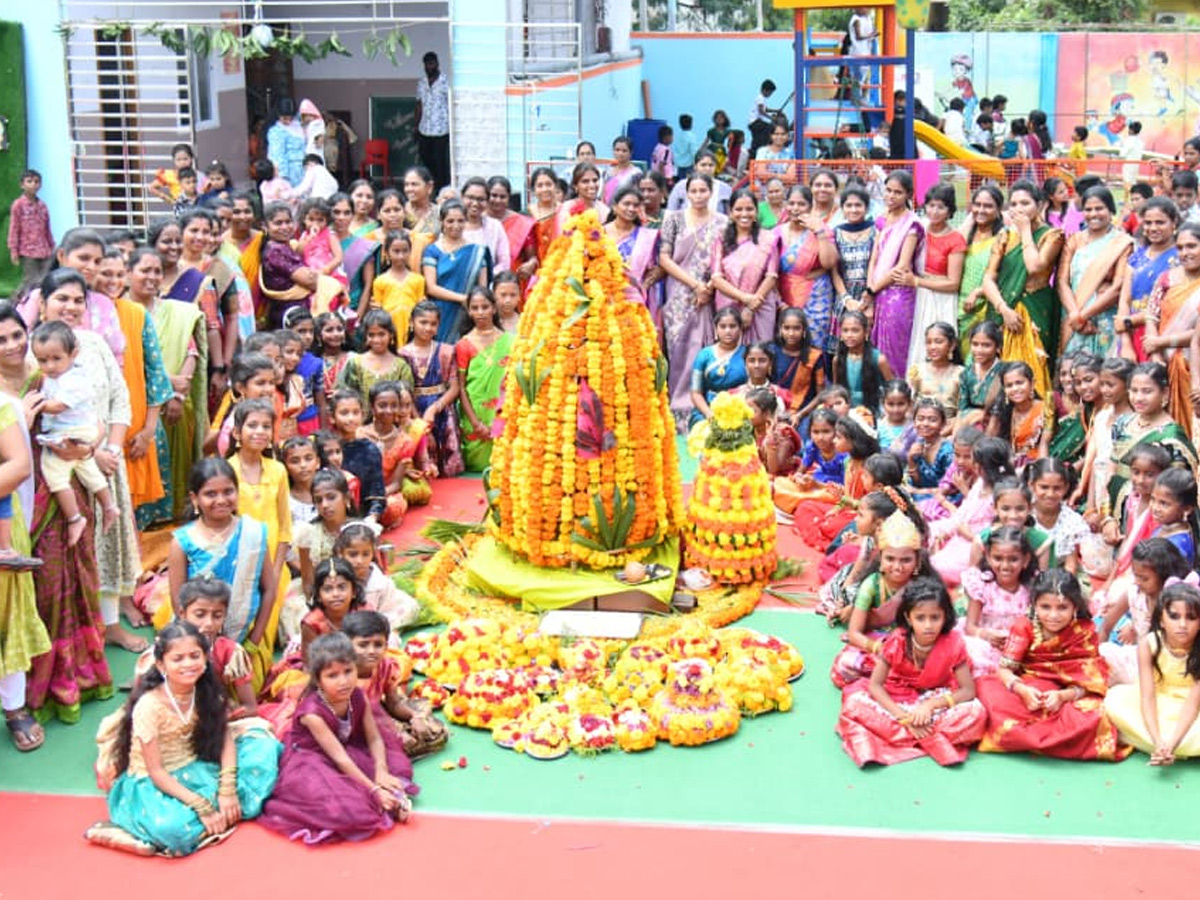 Bathukamma celebrations At school Photos20