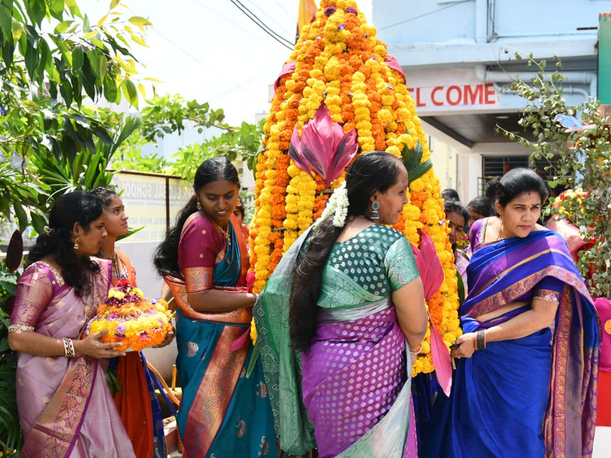 Bathukamma celebrations At school Photos10
