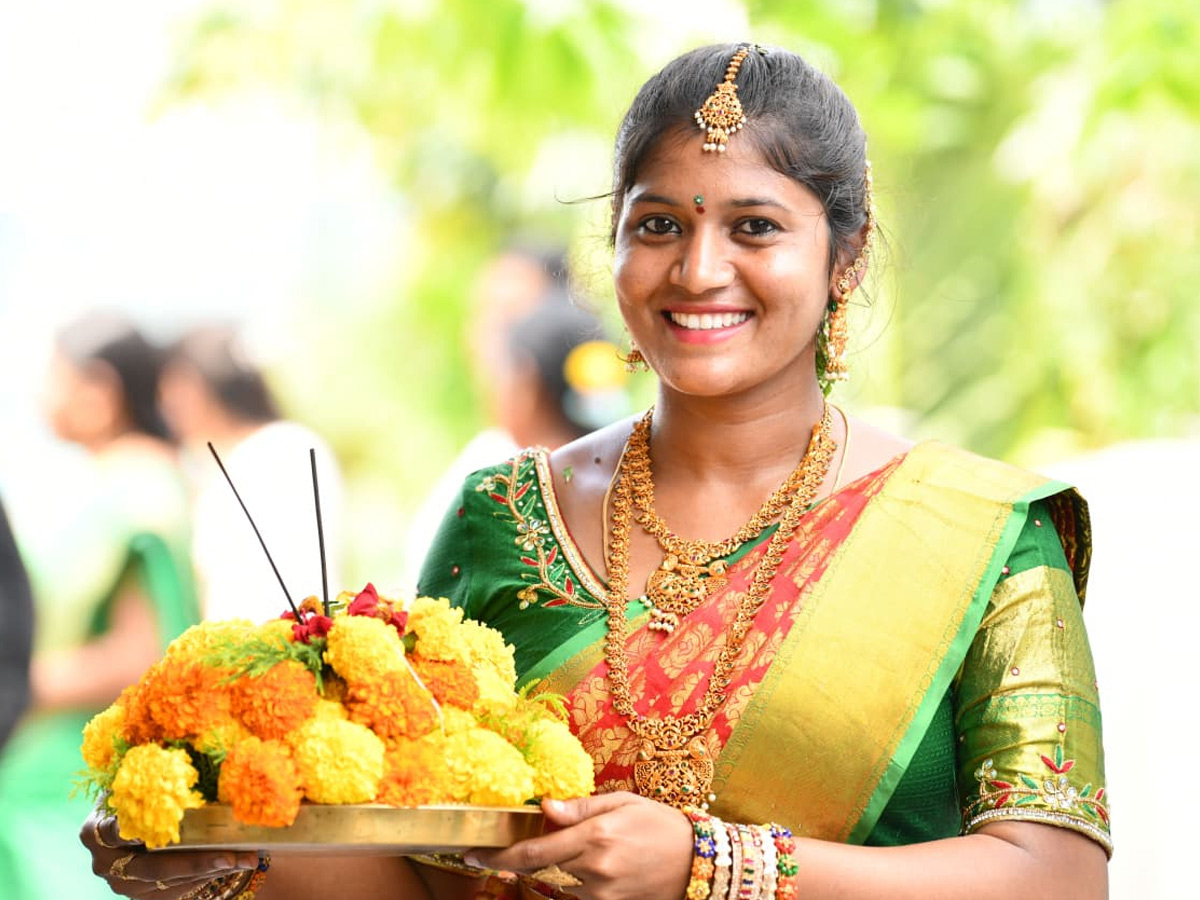 Bathukamma celebrations At school Photos8
