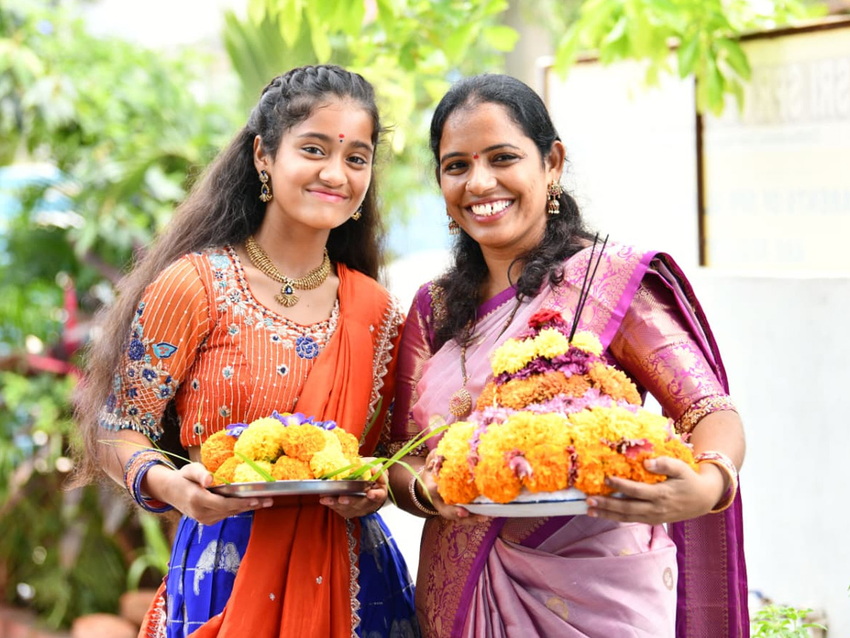 Bathukamma celebrations At school Photos12