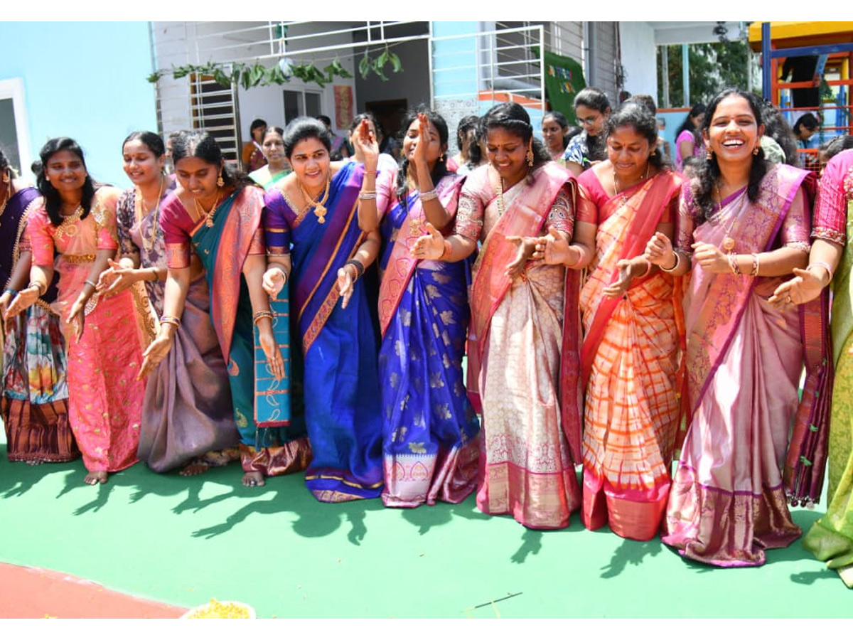 Bathukamma celebrations At school Photos15