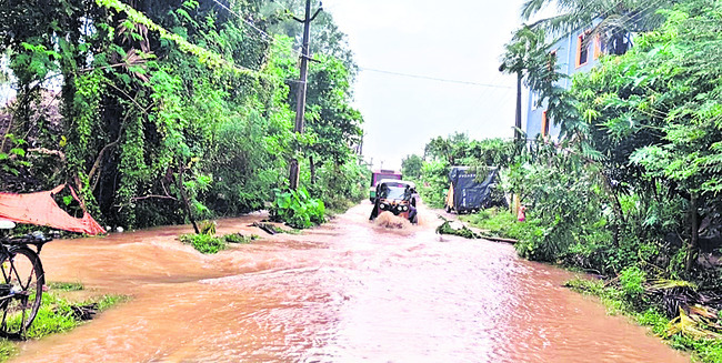 బుచ్చెయ్యపేటలో భారీ వర్షం 2