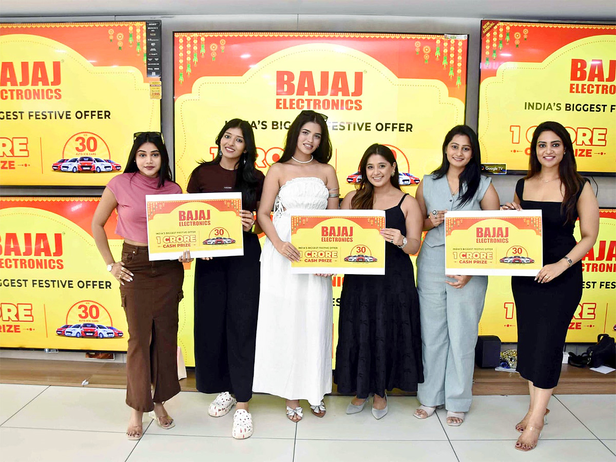 Bajaj Electronics Biggest Festive Offer Launch Photos11