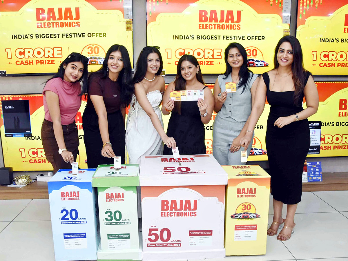 Bajaj Electronics Biggest Festive Offer Launch Photos7