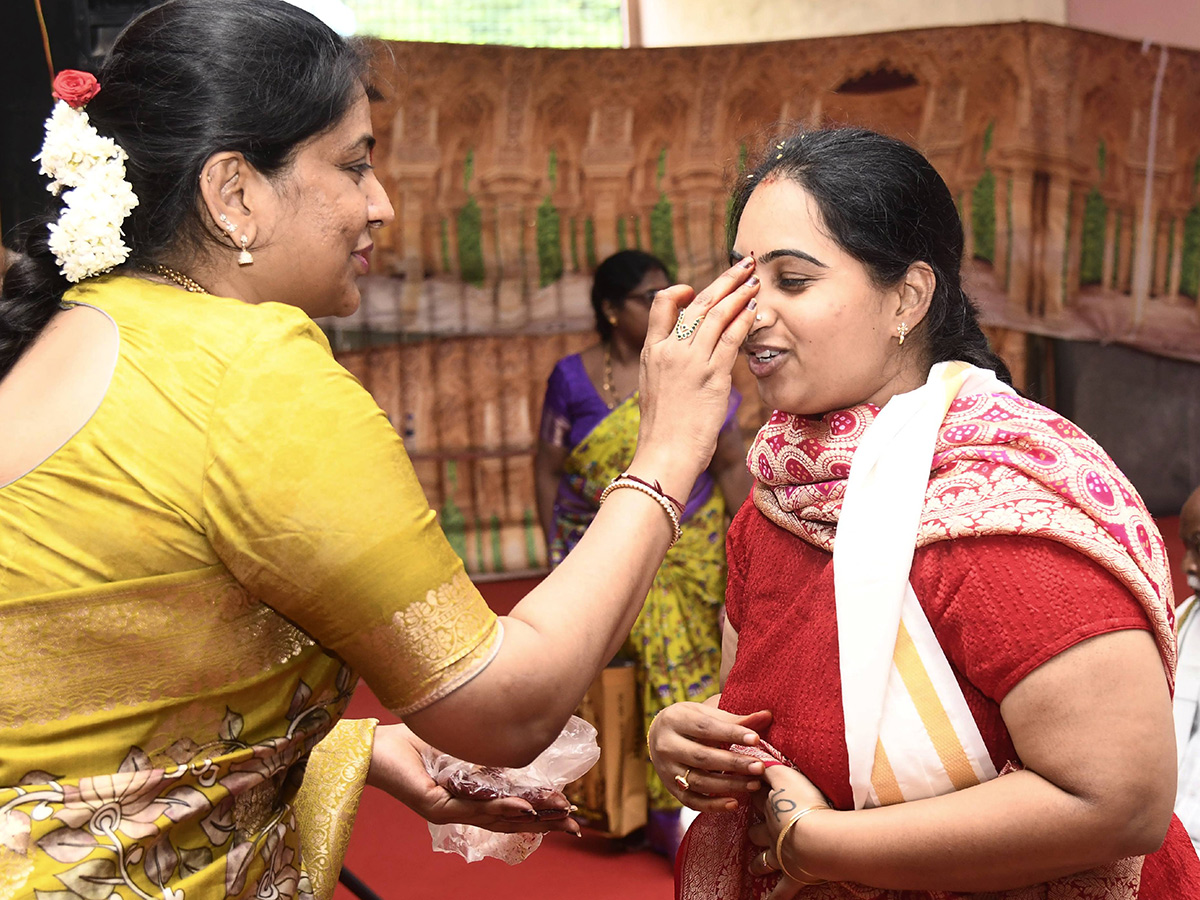 Dussehra 2025 : Devotees Rush at Kanaka Durga Temple Vijayawada14