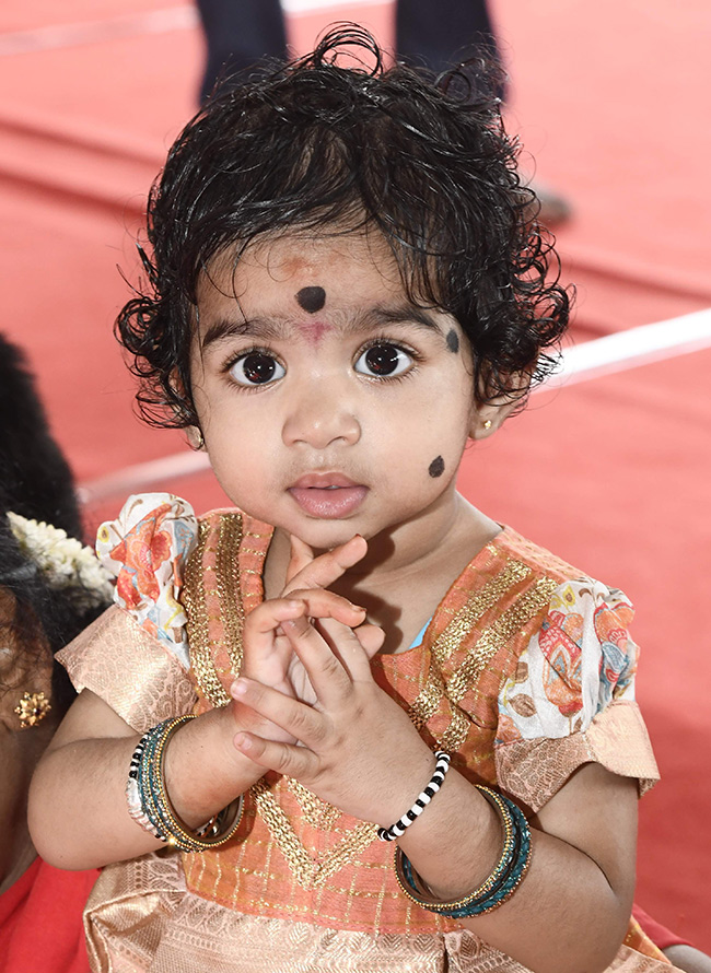 Dussehra 2025 : Devotees Rush at Kanaka Durga Temple Vijayawada21