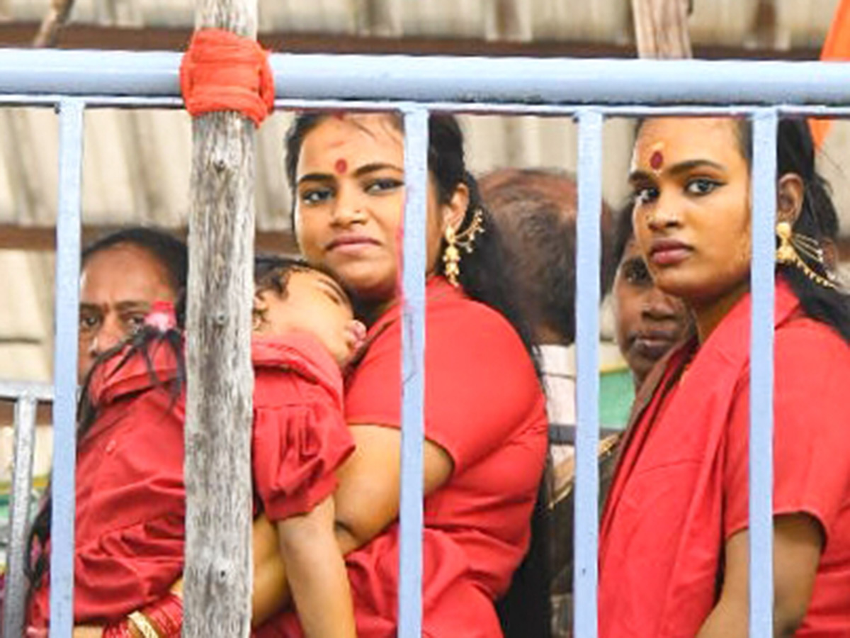 Dussehra 2025 : Devotees Rush at Kanaka Durga Temple Vijayawada22