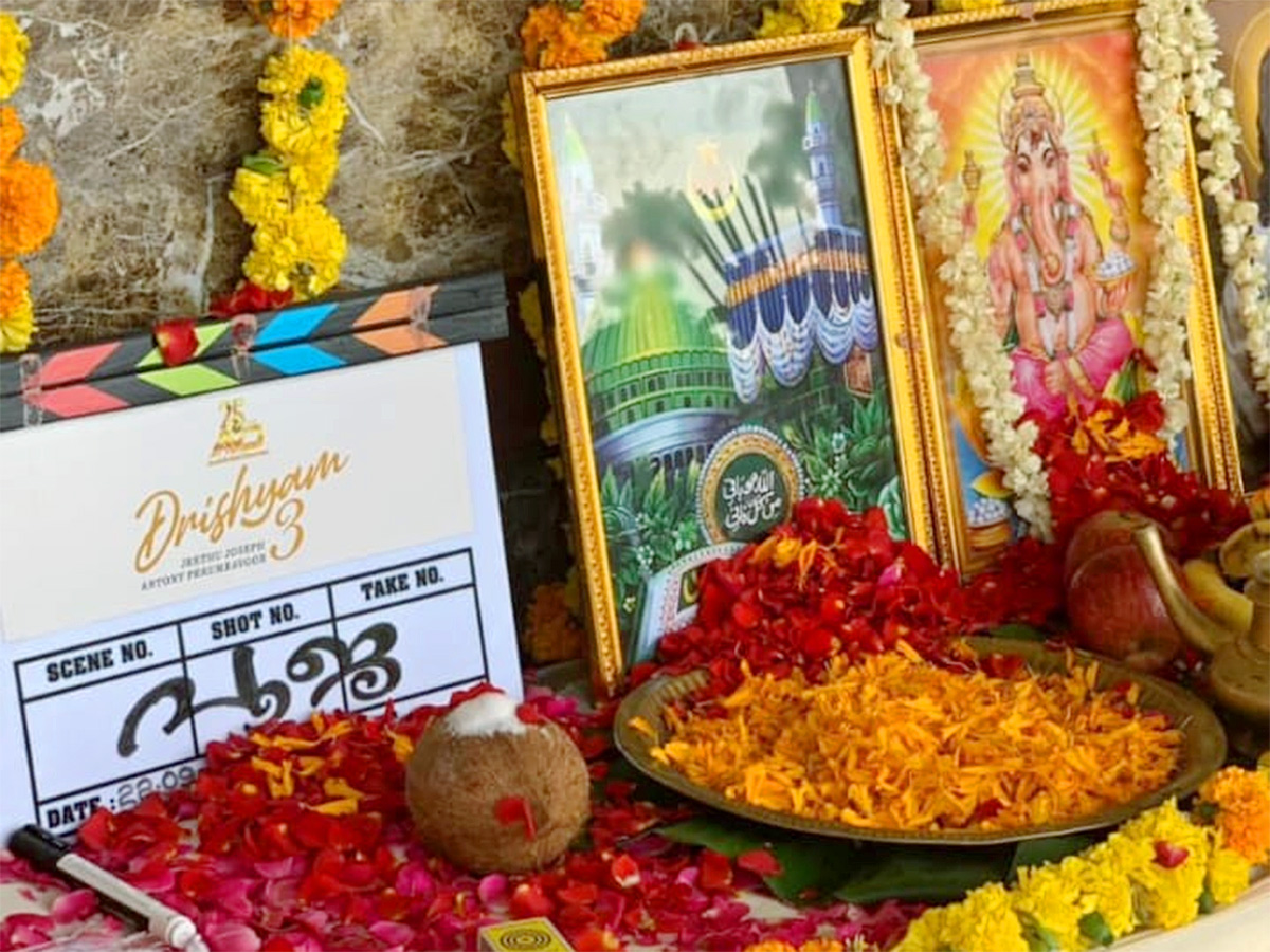 Mohanlal Drishyam 3 Launched Kicks Off Shooting Photos4