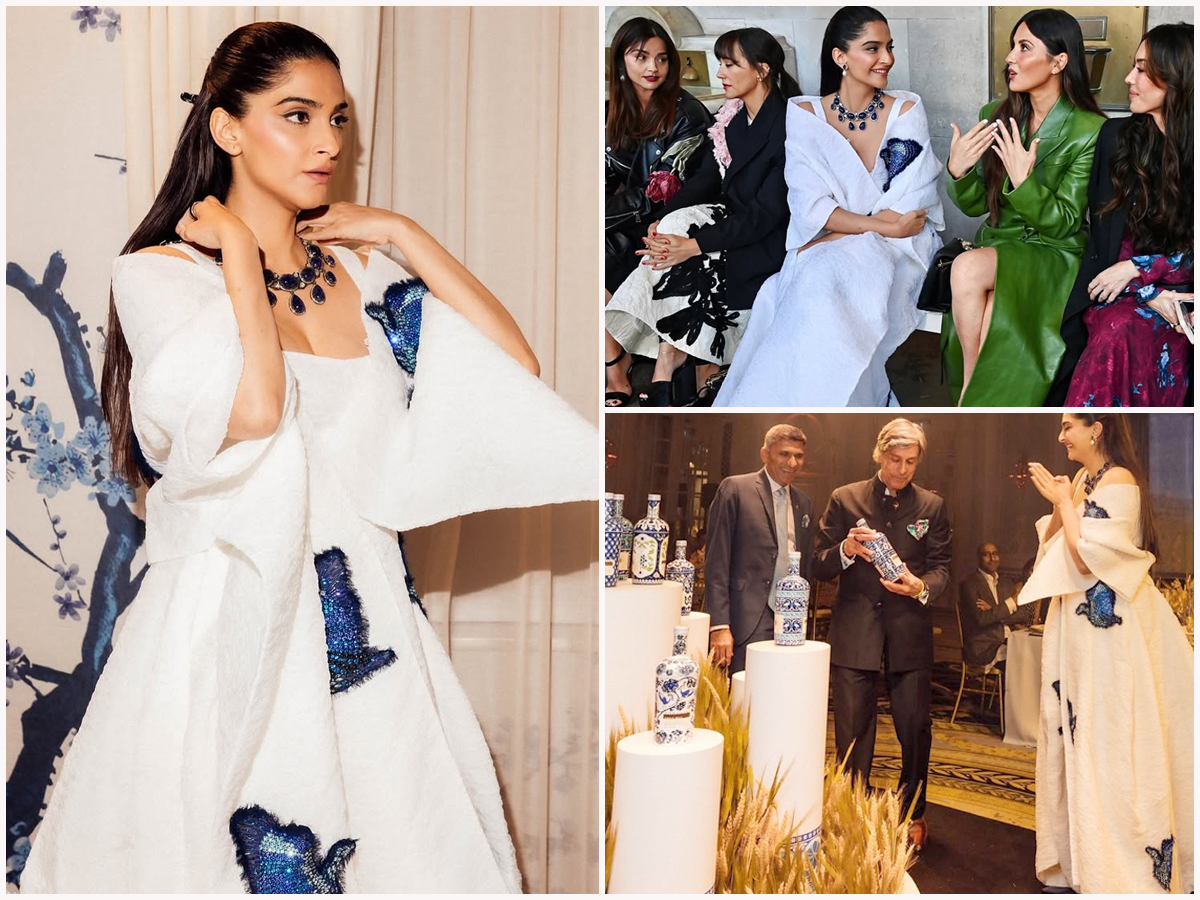 Actress sonam kapoors look At london fashion week Photos1