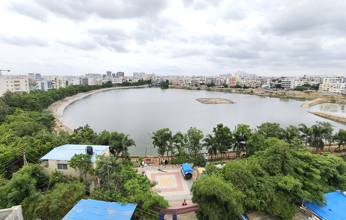 Bathukamma Kunta in Hyderabad Ready for Grand Festivities Photos16