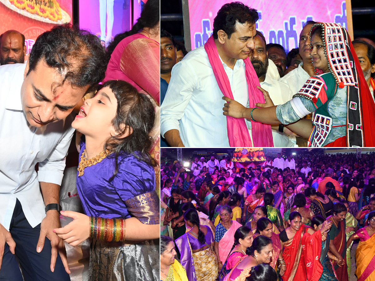 BRS Party Bathukamma Celebrations At Peoples Plaza Ground1