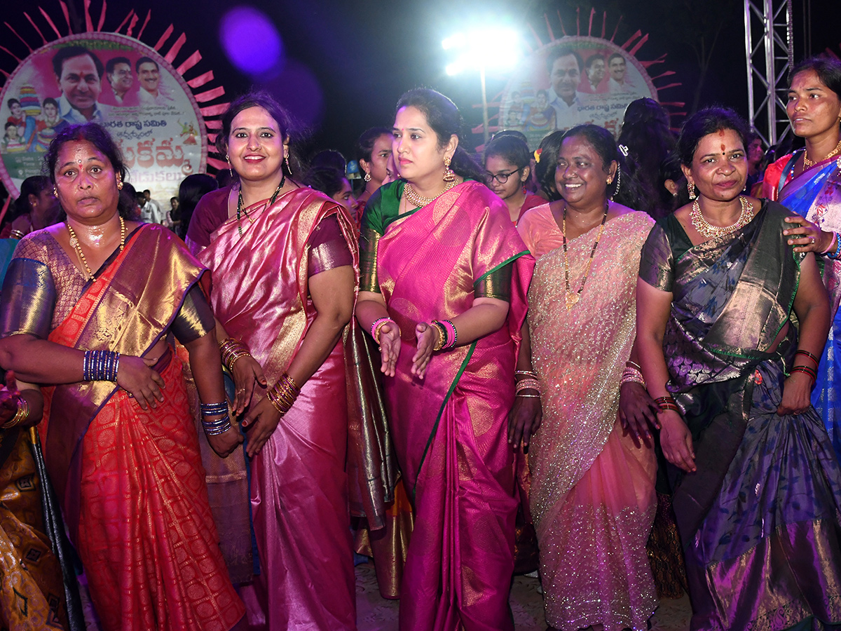BRS Party Bathukamma Celebrations At Peoples Plaza Ground22