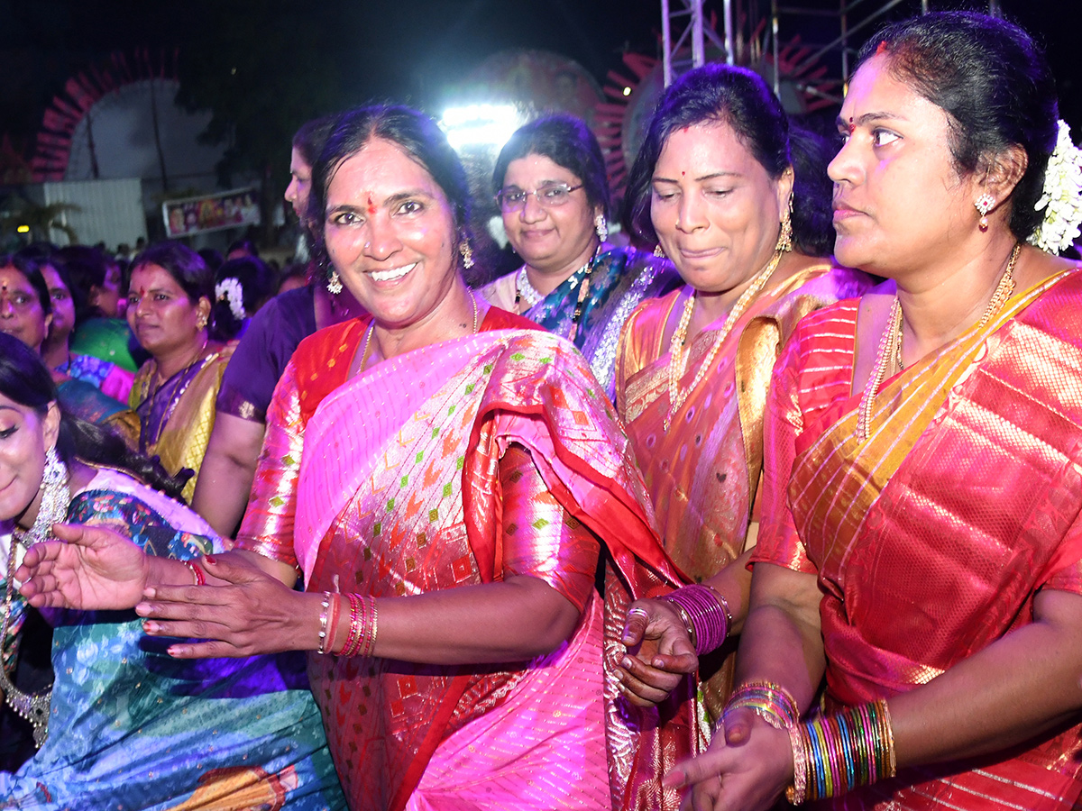 BRS Party Bathukamma Celebrations At Peoples Plaza Ground23