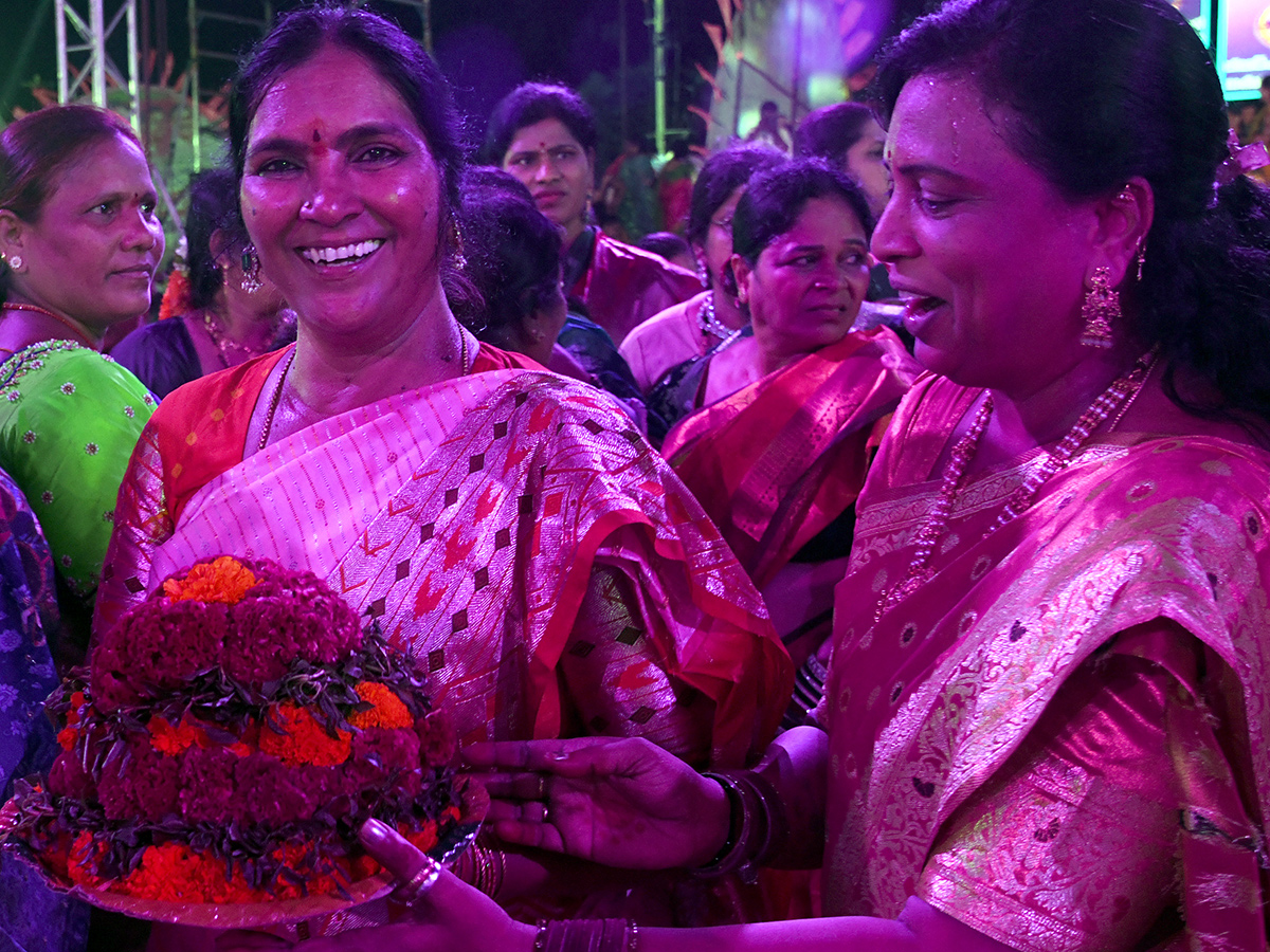BRS Party Bathukamma Celebrations At Peoples Plaza Ground8