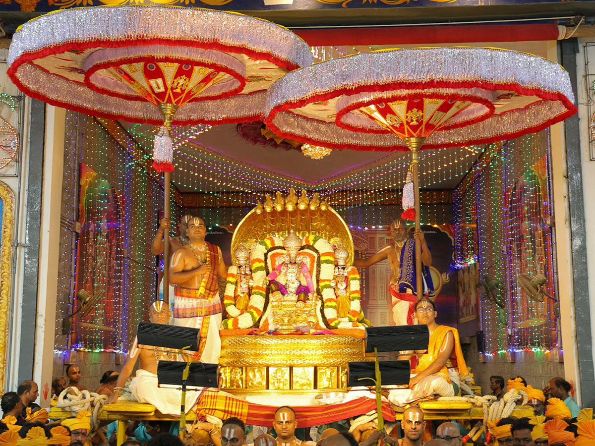 Tirumala Pedda Sesha Vahanam of Srivari Salakatla Brahmotsavams1