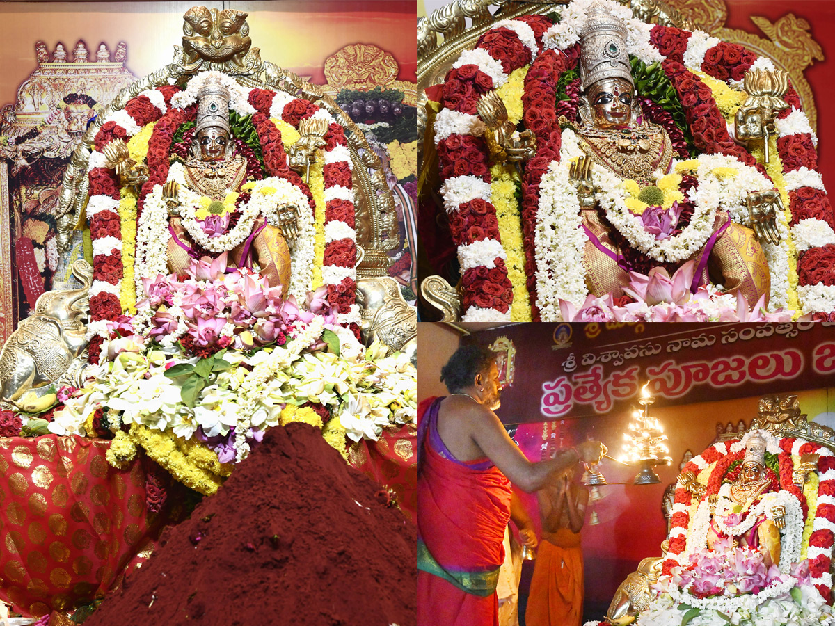 Sri Mahalakshmi Devi Alankaram Day 5 In Vijayawada Dasara Navaratri 2025 Photos1