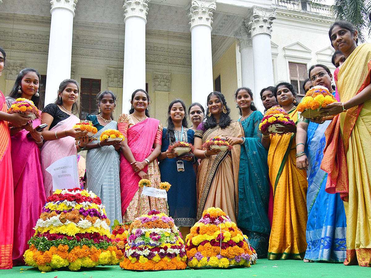Bathukamma Celebrations at Koti Womens College Photos10