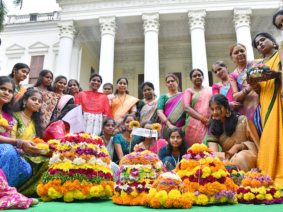 Bathukamma Celebrations at Koti Womens College Photos11