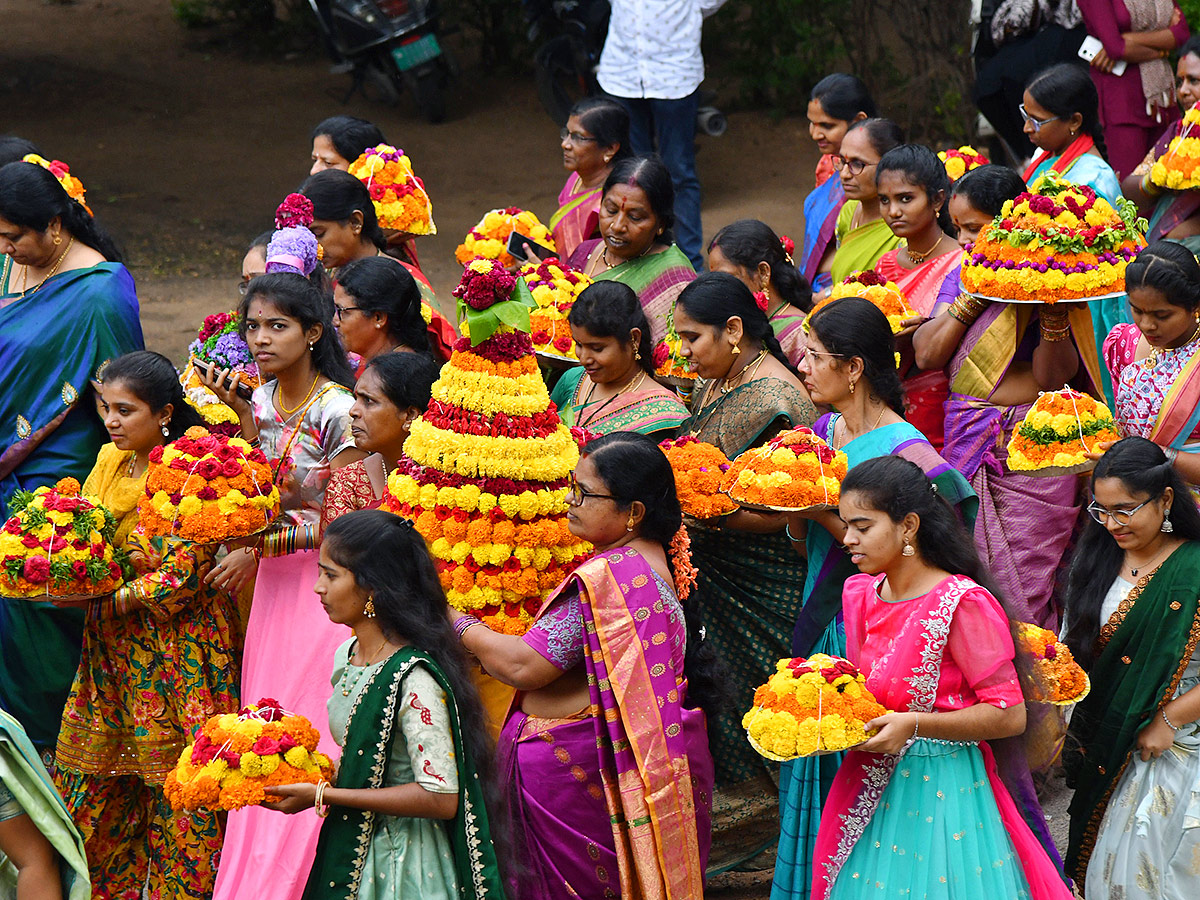 Bathukamma Celebrations at Koti Womens College Photos12