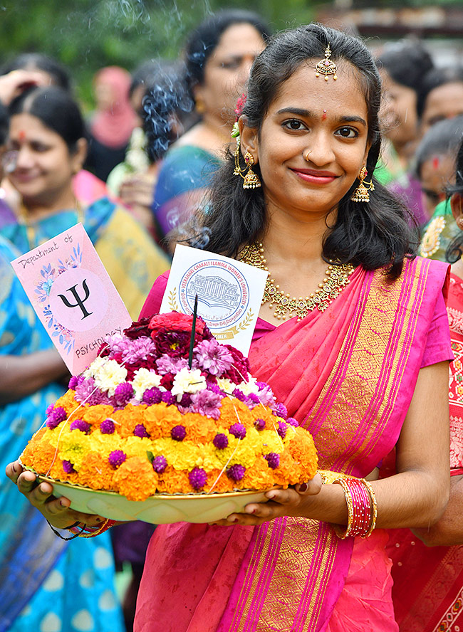 Bathukamma Celebrations at Koti Womens College Photos16
