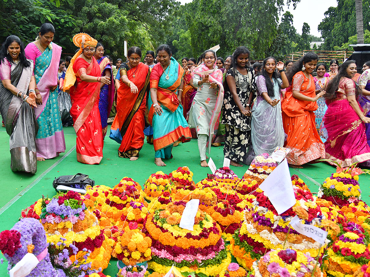 Bathukamma Celebrations at Koti Womens College Photos3