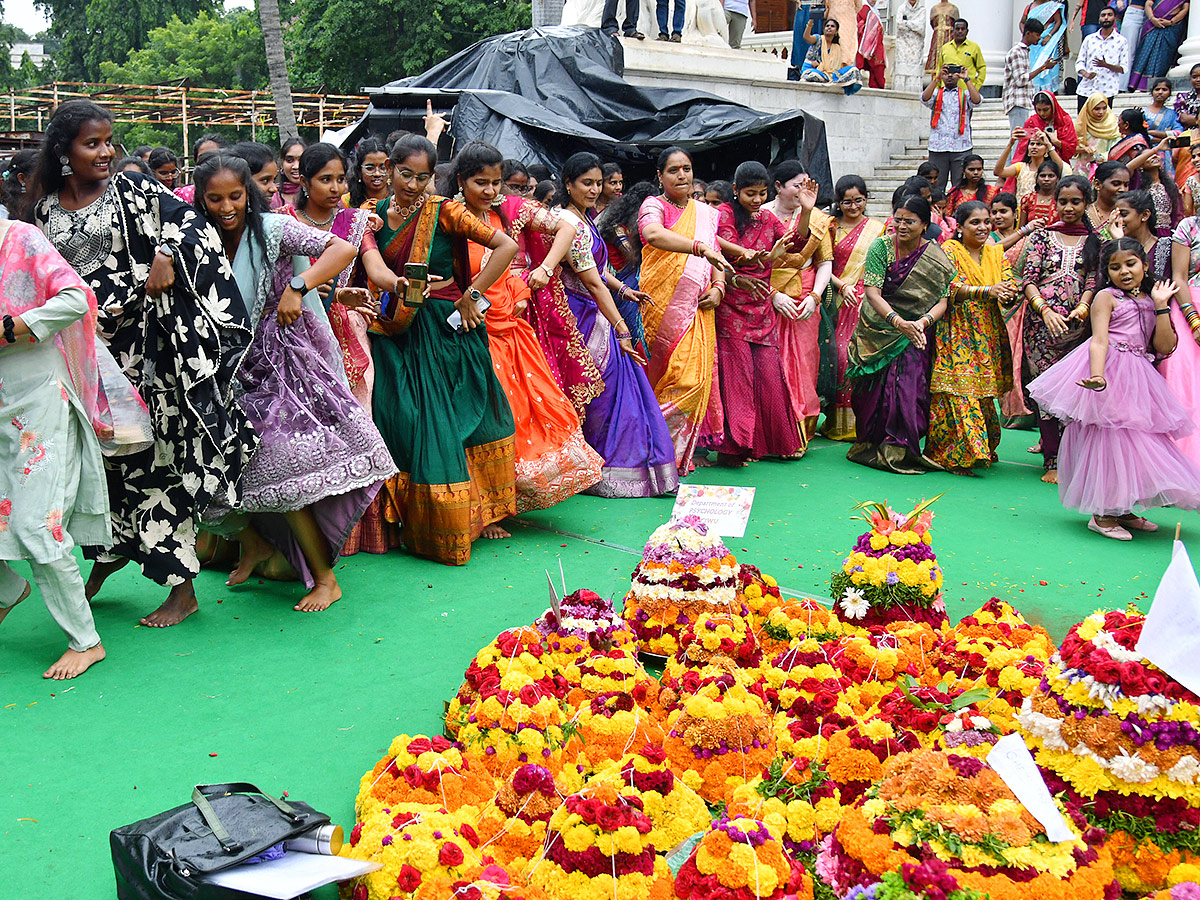 Bathukamma Celebrations at Koti Womens College Photos5