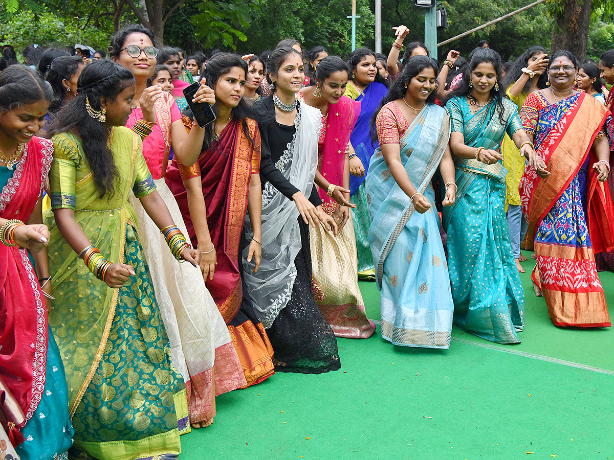 Bathukamma Celebrations at Koti Womens College Photos6