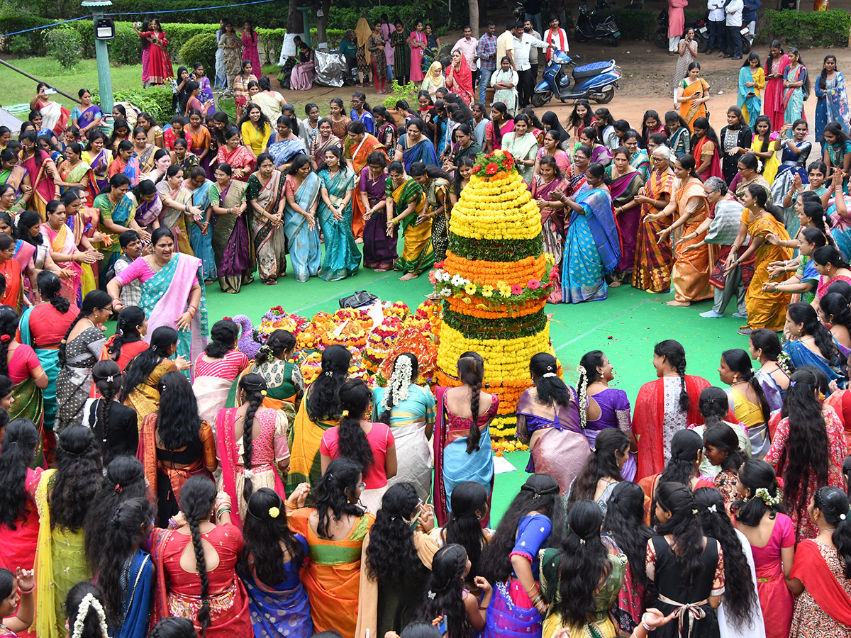 Bathukamma Celebrations at Koti Womens College Photos8