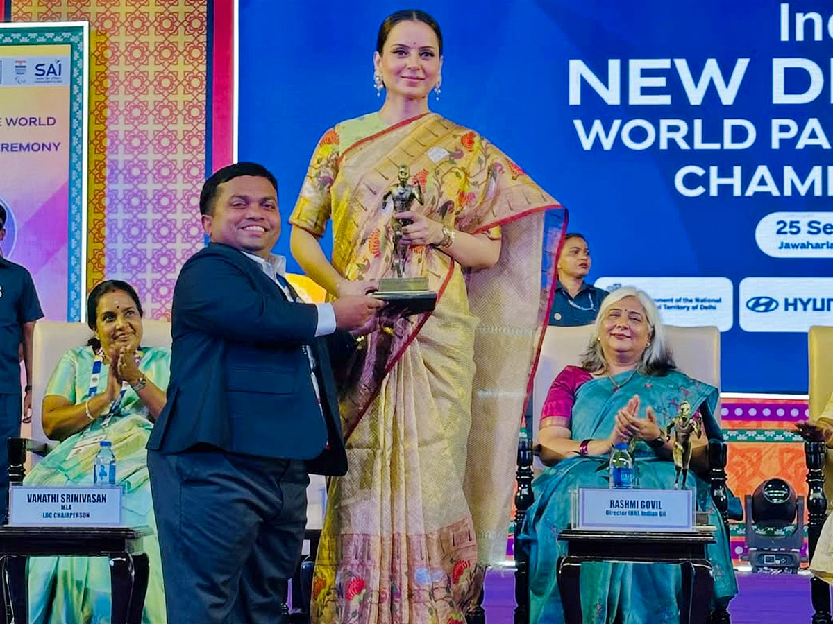 Kangana Ranaut At the Opening Ceremony of the World Para Athletics Championships Photos1