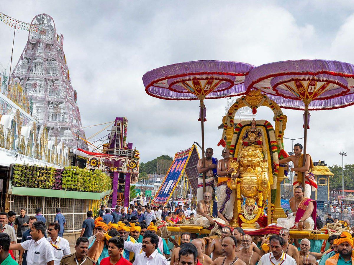 Simha Vahana Seva Tirumala Brahmotsavalu 2025 Photos1