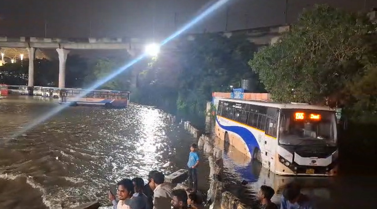 Heavy Flood Water Flows At Musi River In Hyderabad21