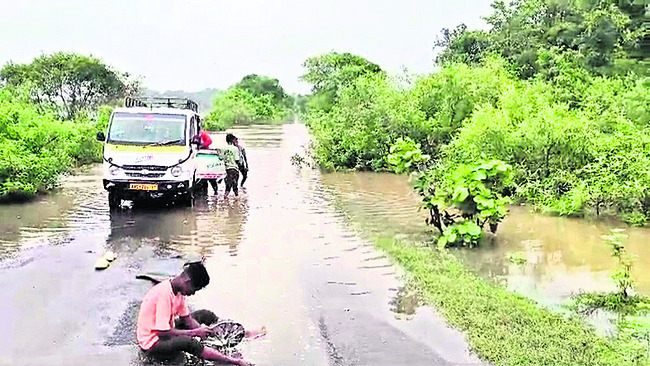 దారులన్నీ ఏరులై. .
2