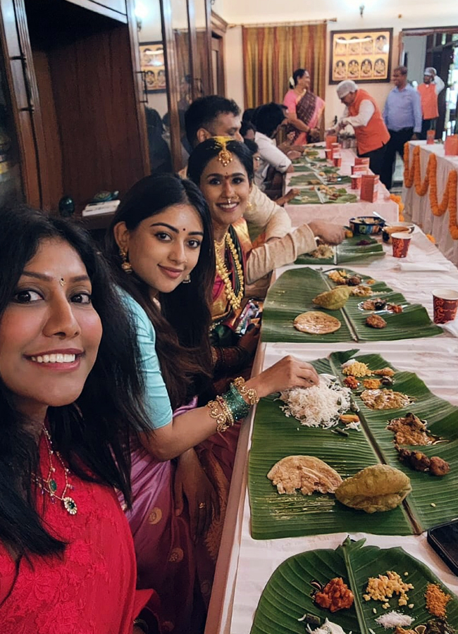 Tollywood actress at Seemantham ceremony (Photos)9