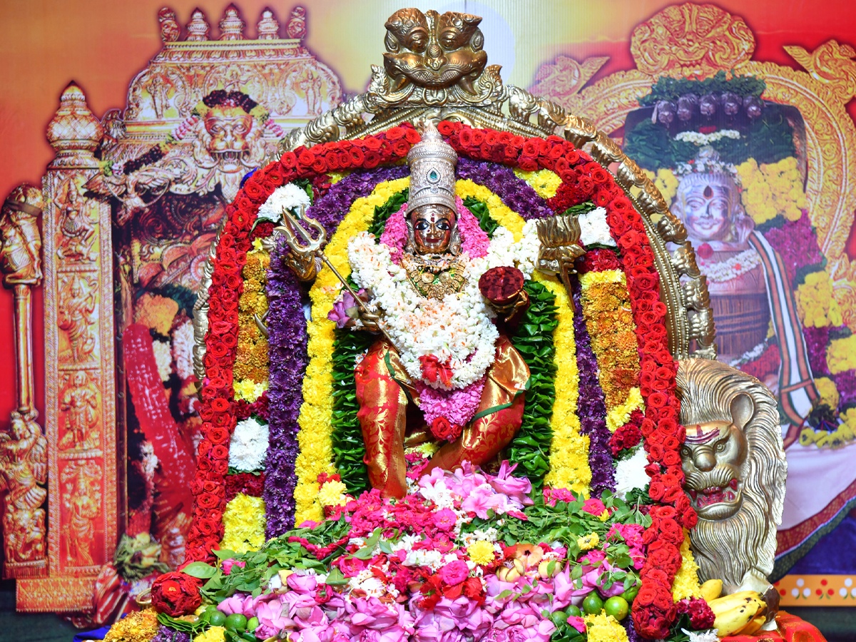 Durgamma in the decoration of Sri Mahachandi Devi3