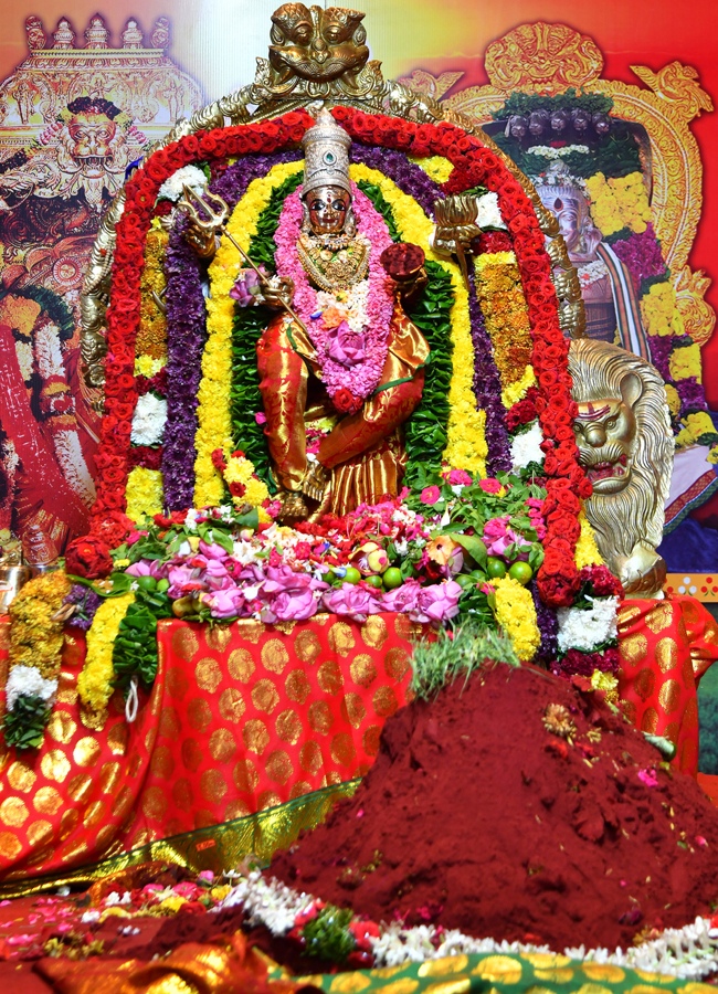 Durgamma in the decoration of Sri Mahachandi Devi21