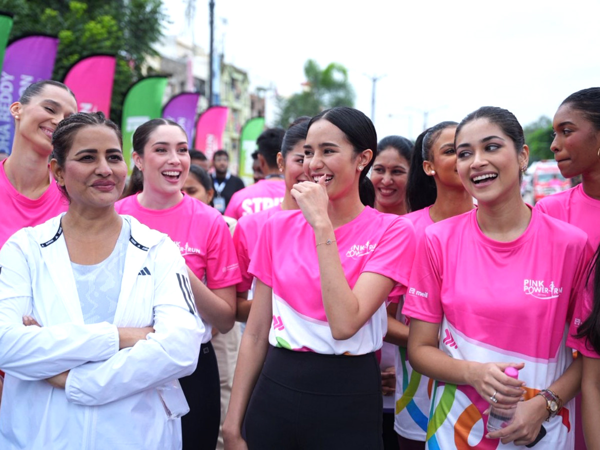 Pink Power Run 2025 Hyderabad Photos1