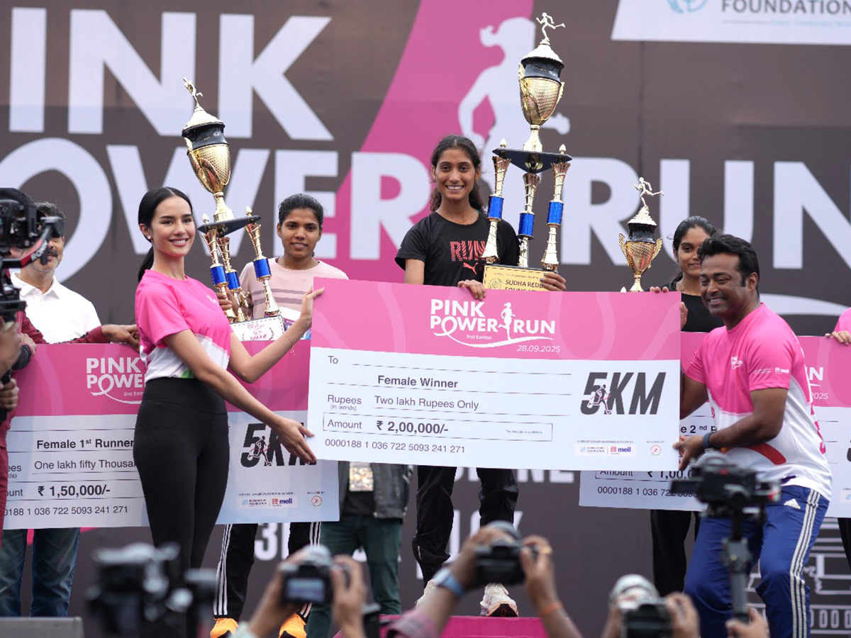 Pink Power Run 2025 Hyderabad Photos15