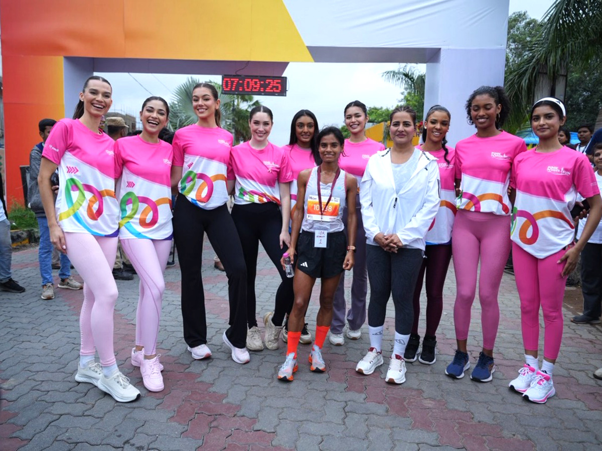 Pink Power Run 2025 Hyderabad Photos2