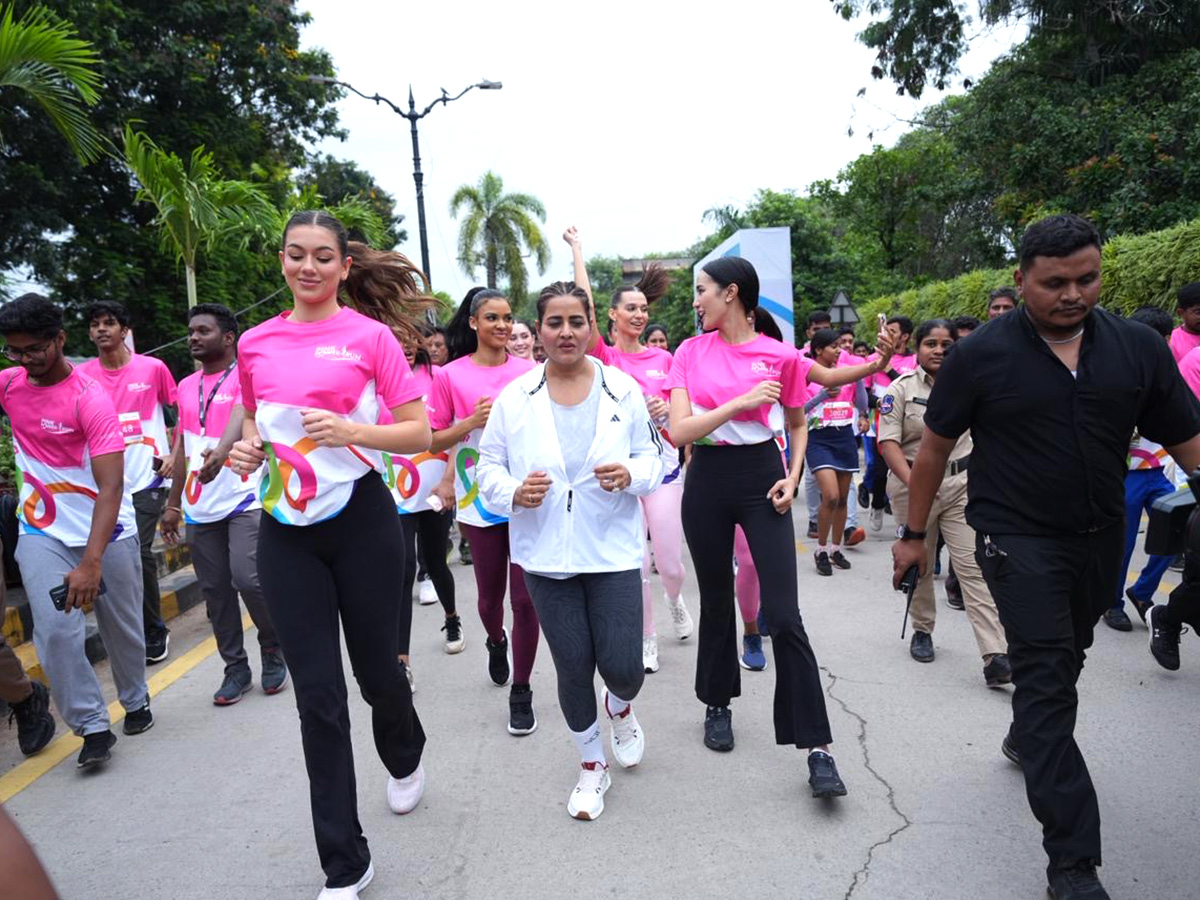Pink Power Run 2025 Hyderabad Photos24