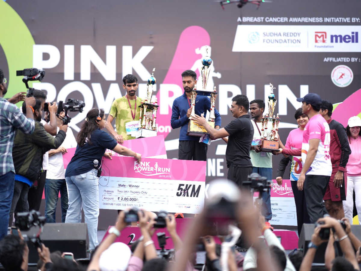 Pink Power Run 2025 Hyderabad Photos8