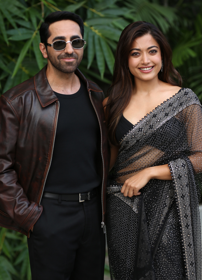 Rashmika shines at the Thamma trailer launch event photos11