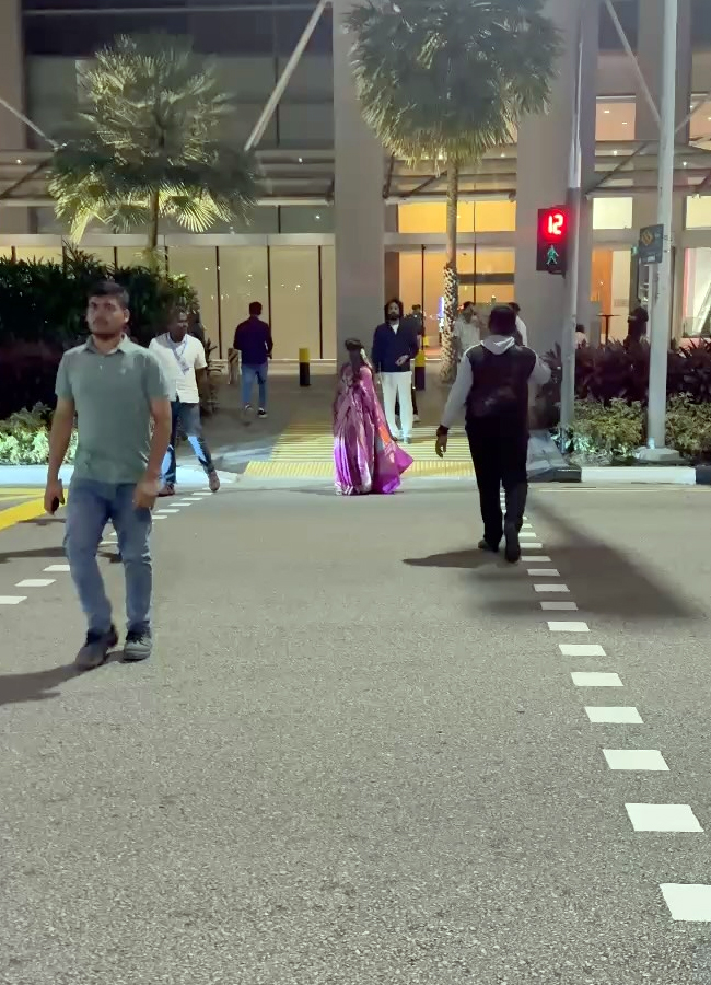 Sankranti movie lead actress is chilling in Singapore photos12
