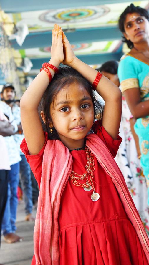 Huge Devotees Rush At Vijayawada Durgamma Temple19