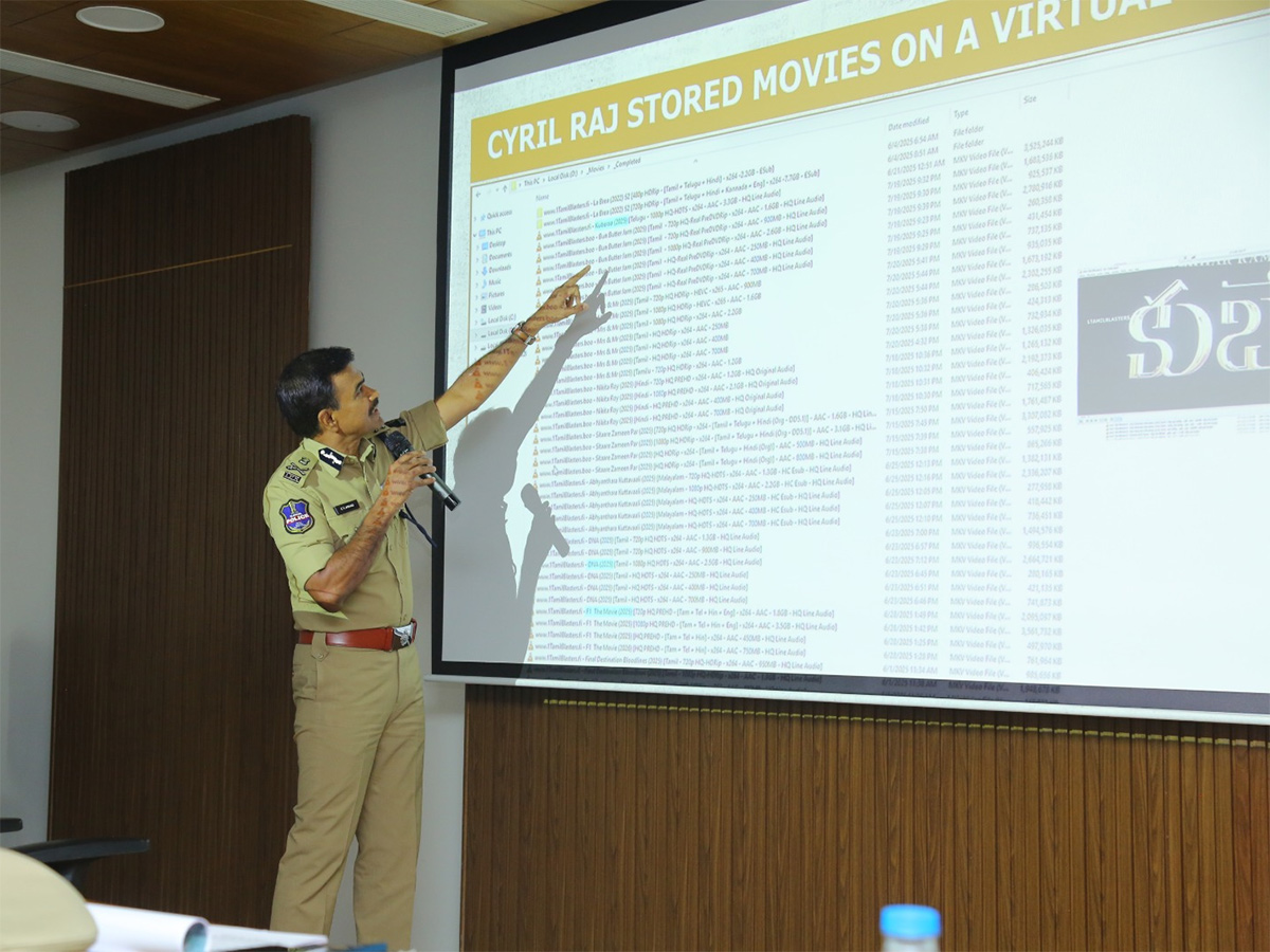 Hyderabad cybercrime cops bust India's biggest film piracy racket4