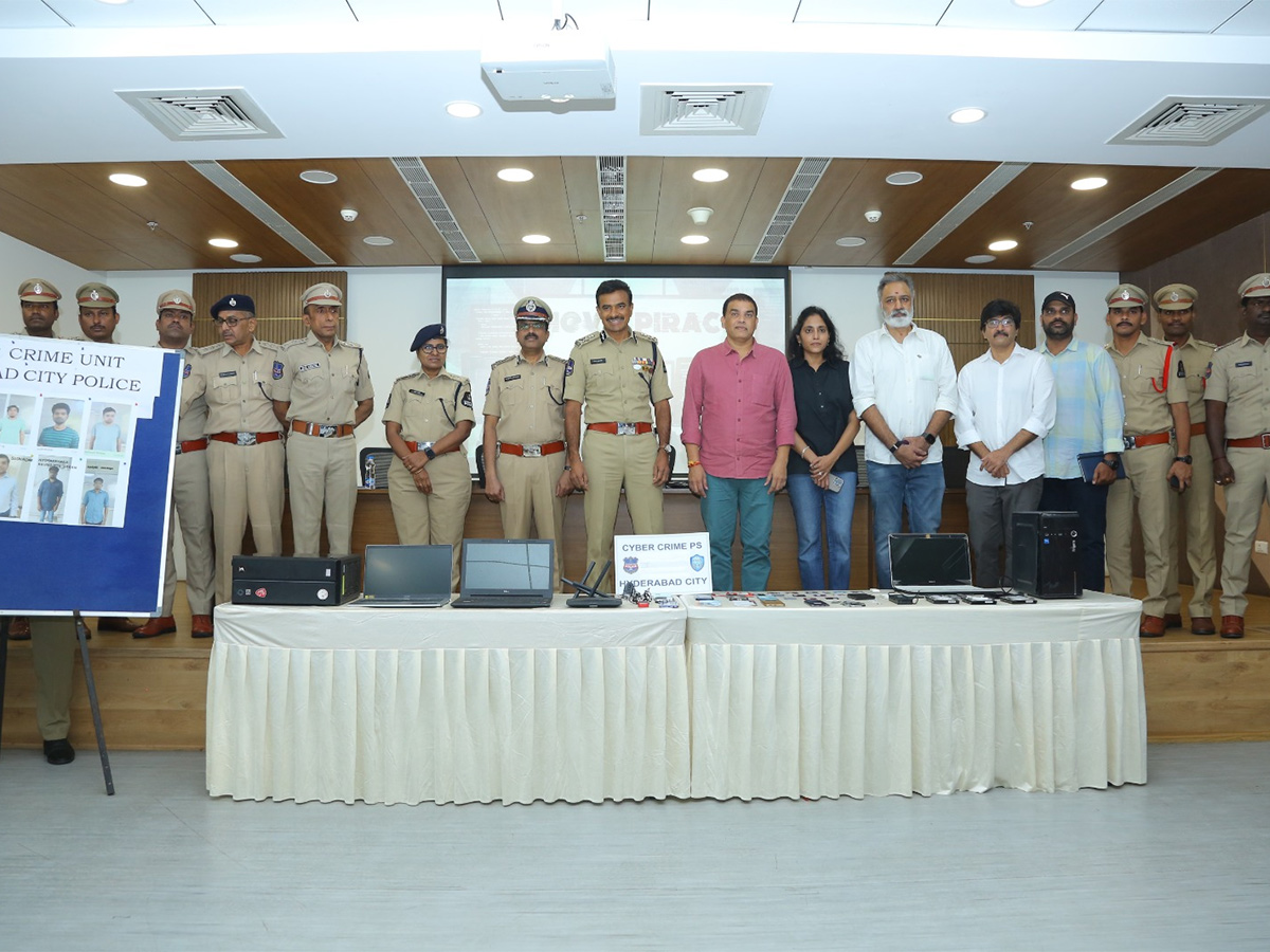 Hyderabad cybercrime cops bust India's biggest film piracy racket5