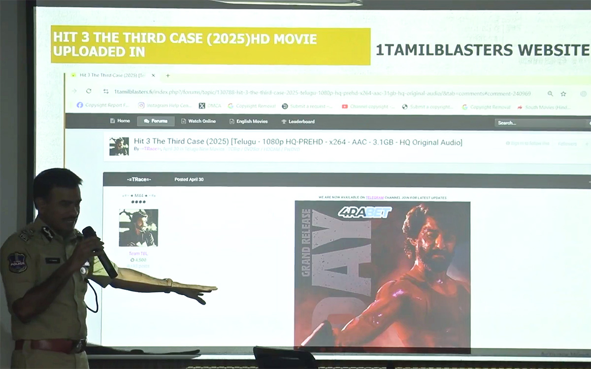 Hyderabad cybercrime cops bust India's biggest film piracy racket9