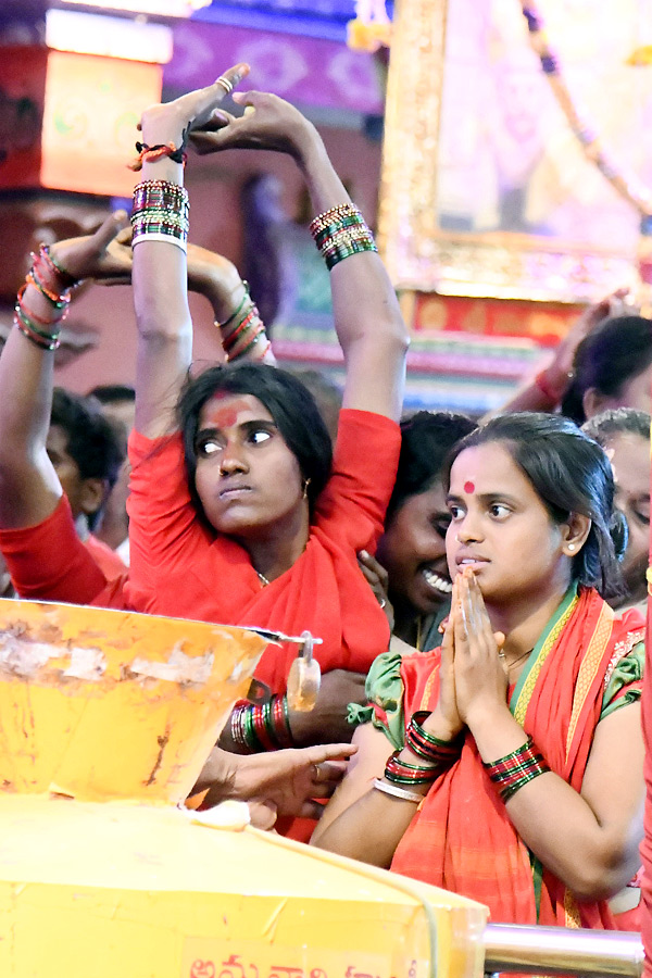 Mahishasura Mardini Alankaram Day 9 In Vijayawada Dasara Navaratri 2025 Photos16
