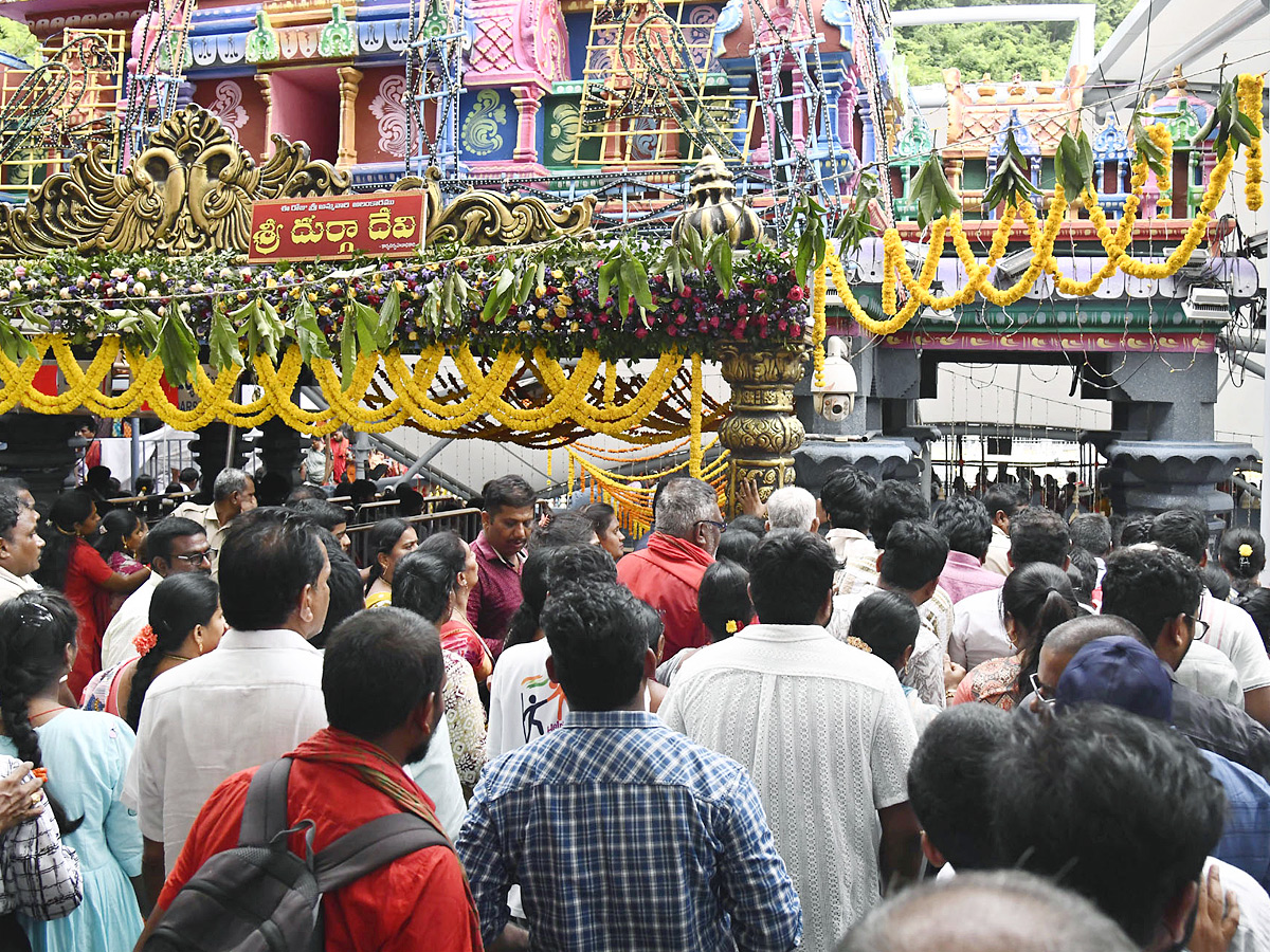 Mahishasura Mardini Alankaram Day 9 In Vijayawada Dasara Navaratri 2025 Photos19