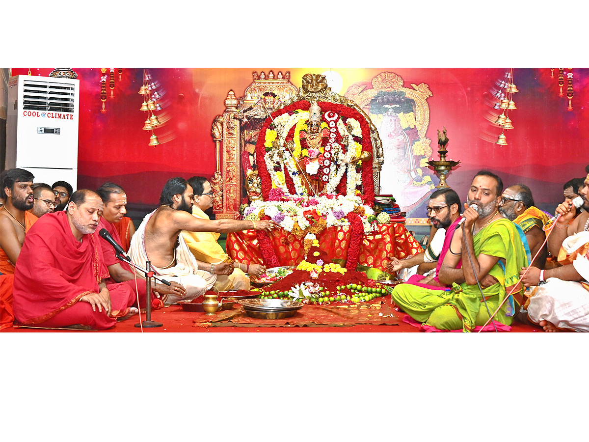 Mahishasura Mardini Alankaram Day 9 In Vijayawada Dasara Navaratri 2025 Photos5