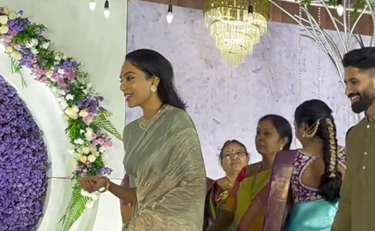 Naga Chaitanya and Sobhita Dhulipala Attend Karthik Varma Engagement Photos6